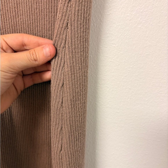 Olive & Oak Women's Tan Long dress Size Small Summer Bodycon Dress - Picture 5 of 7